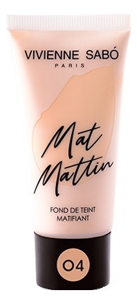 

Матирующий тональный крем для лица Fond De Teint Matifiant Mat Mattin 25мл: No 04, Матирующий тональный крем для лица Fond De Teint Matifiant Mat Mattin 25мл