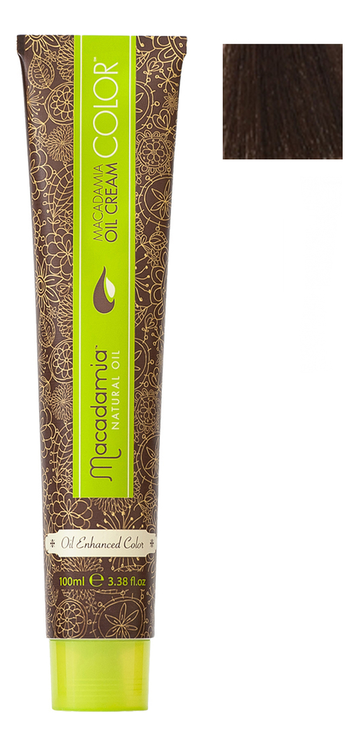 

Краска для волос Oil Cream Color 100мл: 4 Средний каштановый, Краска для волос Oil Cream Color 100мл