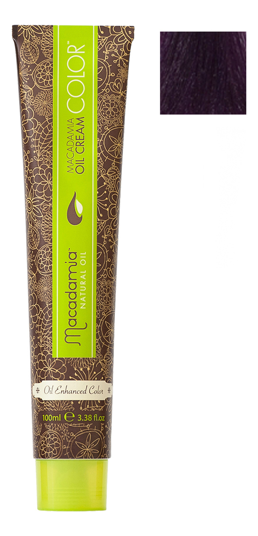 

Краска для волос Oil Cream Color 100мл: 5.222 Экстра яркий радужный светло каштановый, Краска для волос Oil Cream Color 100мл