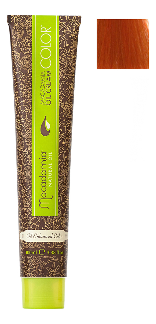 

Краска для волос Oil Cream Color 100мл: 7.44 Яркий медный средний блондин, Краска для волос Oil Cream Color 100мл