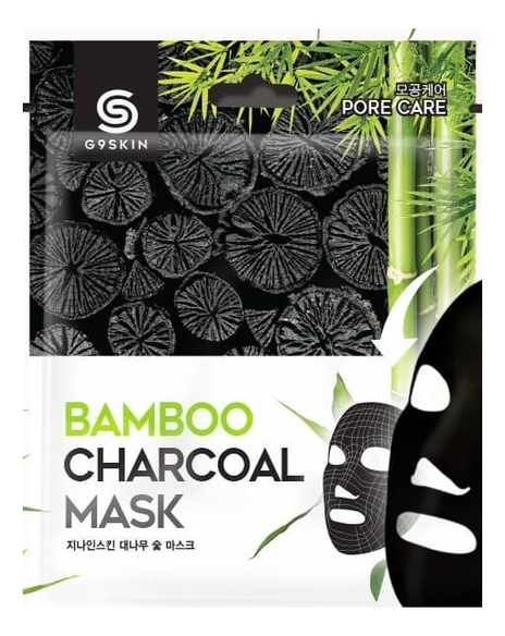 

Маска для лица тканевая с бамбуковым углем Bamboo Charcoal Mask 25мл