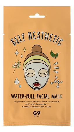 G9SKIN Тканевая маска для лица увлажняющая Self Aesthetic Water-Full Facial Mask 23мл