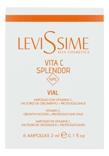 Levissime Комплекс для лица с витамином С и протеогликанами VITA C Vial + GPS 6*3мл