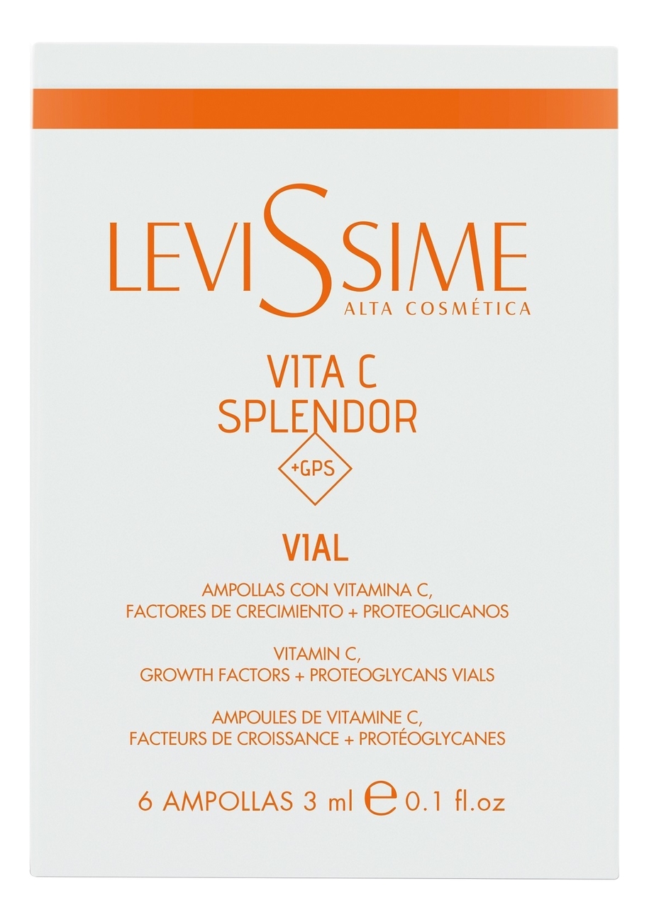 Купить Комплекс для лица с витамином С и протеогликанами VITA C Vial + GPS 6*3мл, Levissime