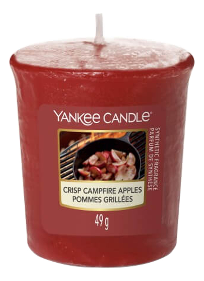 

Ароматическая свеча Crisp Campfire Apple: свеча 49г, Ароматическая свеча Crisp Campfire Apple