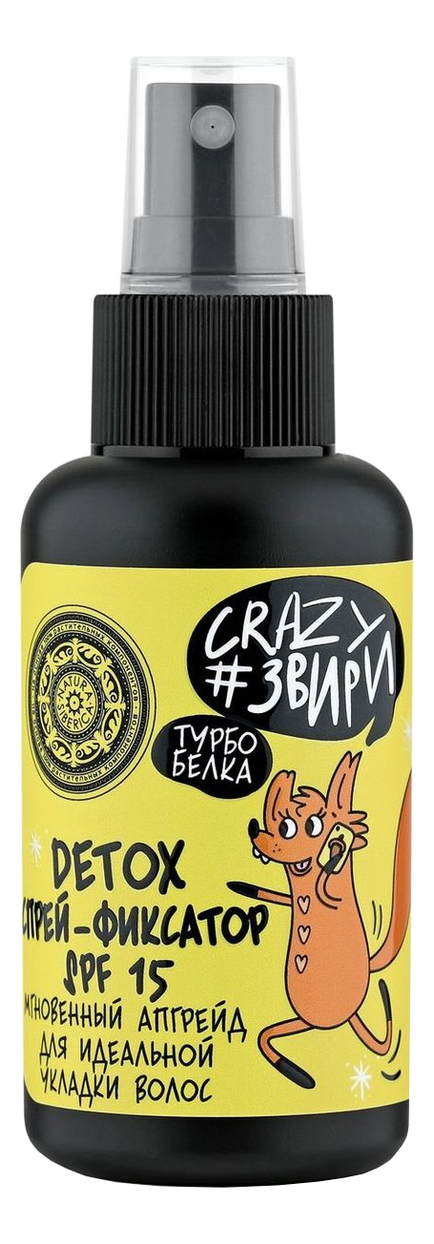 

Спрей-фиксатор для волос Турбо белка Crazy#звири Detox Для идеальной укладки 100мл