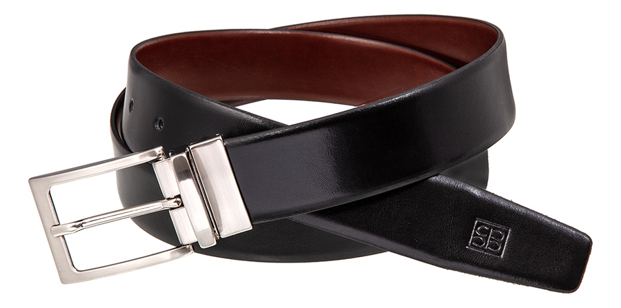 

Ремень унисекс Pelle Oslo Doupleface Nero/Marrone 5704/35