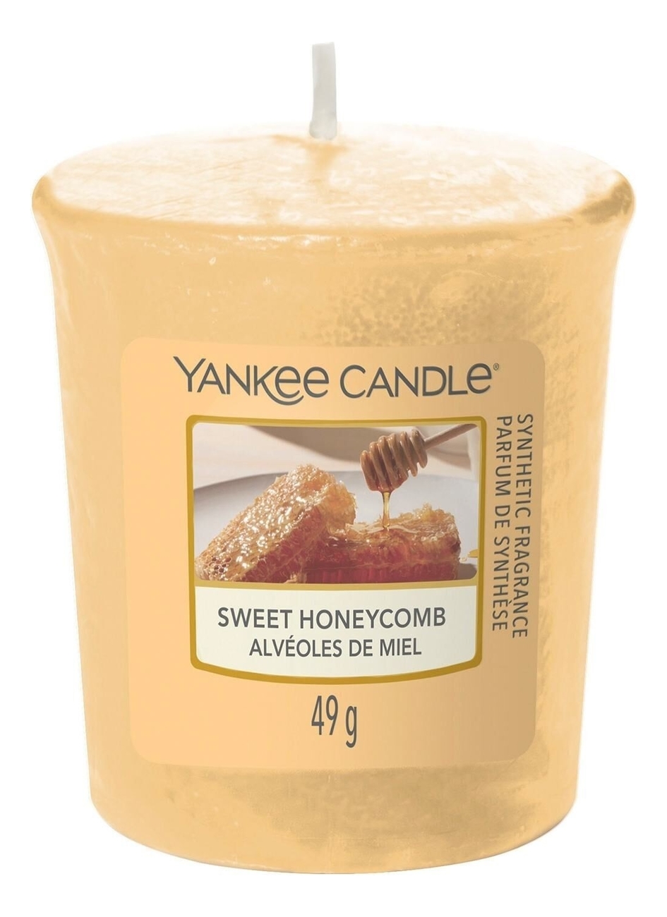 

Ароматическая свеча Sweet Honeycomb: Свеча 49г, Ароматическая свеча Sweet Honeycomb