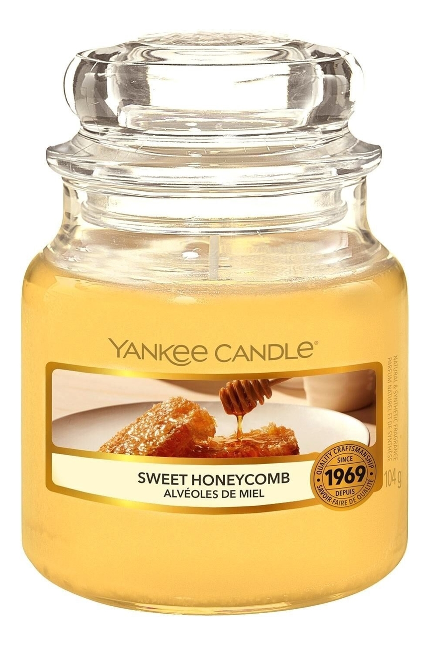 

Ароматическая свеча Sweet Honeycomb: Свеча 104г, Ароматическая свеча Sweet Honeycomb