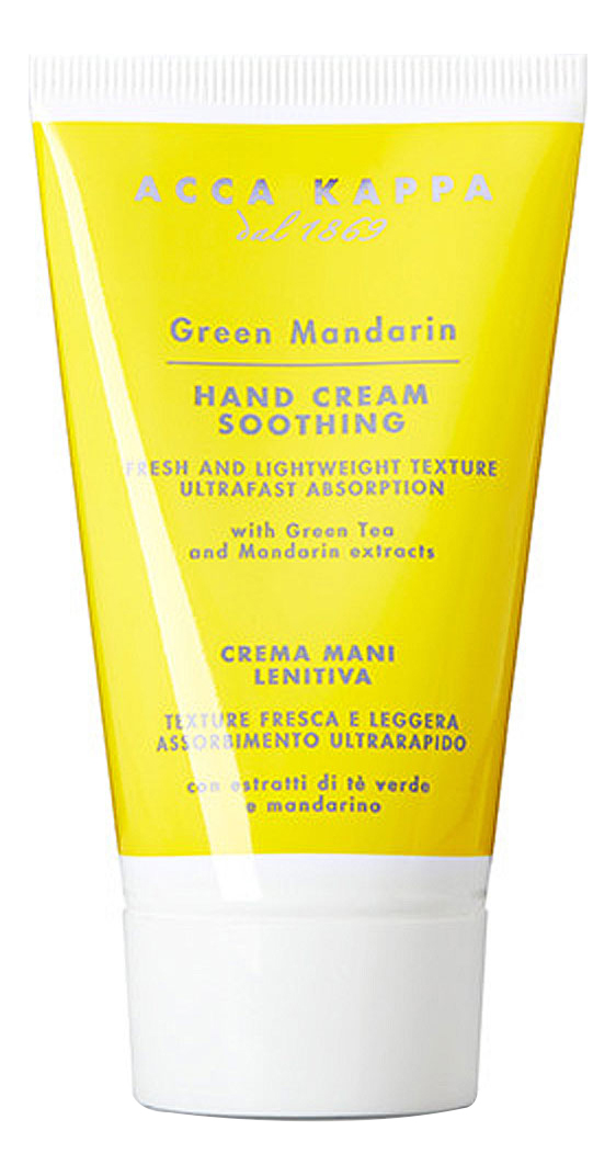 Успокаивающий крем для рук Зеленый мандарин Green Mandarin Hand Cream Soothing 75мл