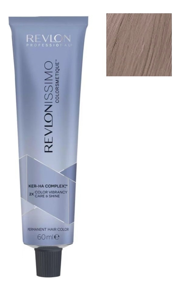 

Стойкая краска для волос Revlonissimo Colorsmetique Color & Care 60мл: 9.21 Очень светлый блондин перламутровый пепельный, Стойкая краска для волос Revlonissimo Colorsmetique Color & Care 60мл
