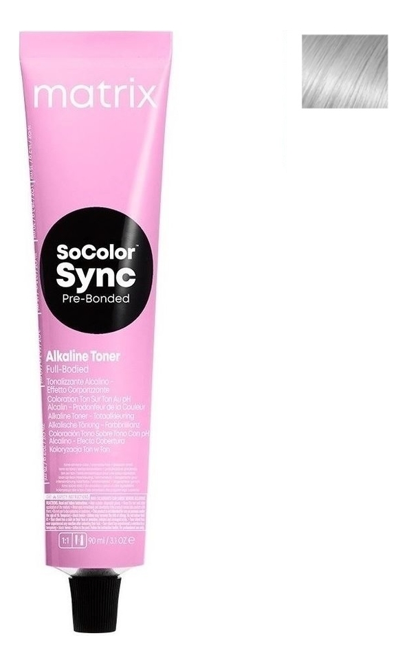 Крем-краска для волос без аммиака SoColor Sync Pre-Bonded Toner 90мл: 11A