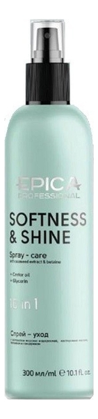 

Спрей-уход для волос с экстрактом морских водорослей 10 в 1 Softness And Shine 300мл