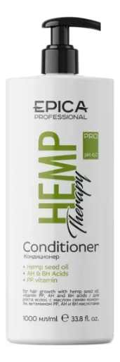 

Кондиционер для роста волос с маслом семян конопли Hemp Therapy Organic: Кондиционер 1000мл, Кондиционер для роста волос с маслом семян конопли Hemp Therapy Organic