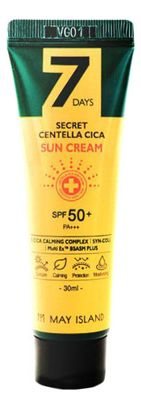 Солнцезащитный крем для лица 7 Days Secret Centella Cica Sun Cream 30мл: Крем 30мл от Randewoo