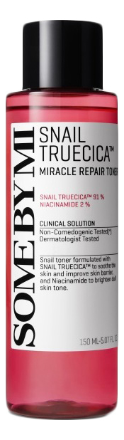 Восстанавливающий тонер для лица с муцином улитки Snail Truecica Miracle Repair Toner 135мл тонер для интенсивной регенерации кожи с муцином улитки и комплексом растительных экстрактов snail truecica miracle repair toner