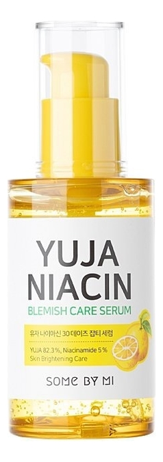 somebymi yuja niacin 30 days blemish care serum mask pack Выравнивающая сыворотка для лица с экстрактом юдзу Yuja Niacin Blemish Care Serum 50мл