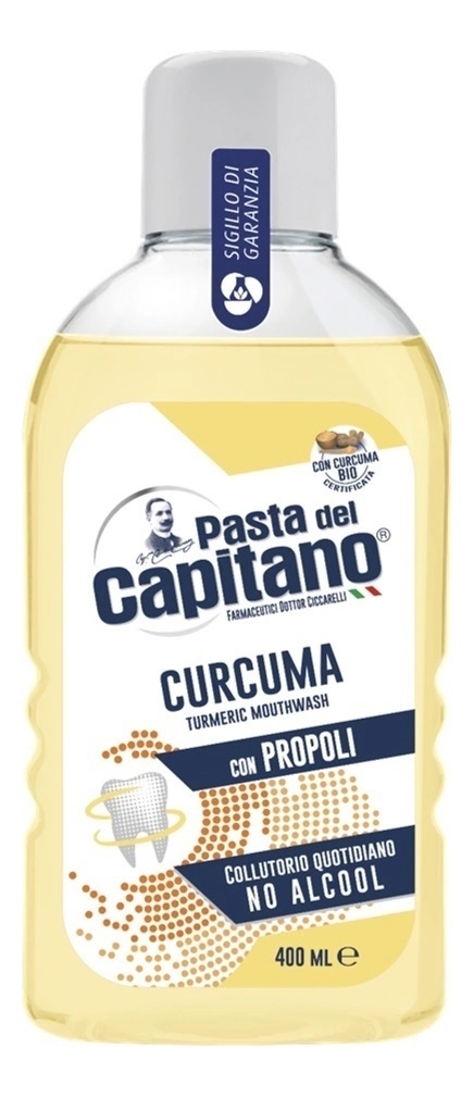 

Ополаскиватель для полости рта Куркума и Прополис Curcuma Con Propoli 400мл