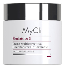 MyCli Антивозрастной крем-филлер для лица, шеи и зоны декольте Plurattivo 3 Multi-corrective Filler Booster Cream 100мл