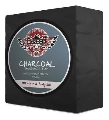 

Мыло ручной работы Hair & Body Charcoal 130г (уголь)