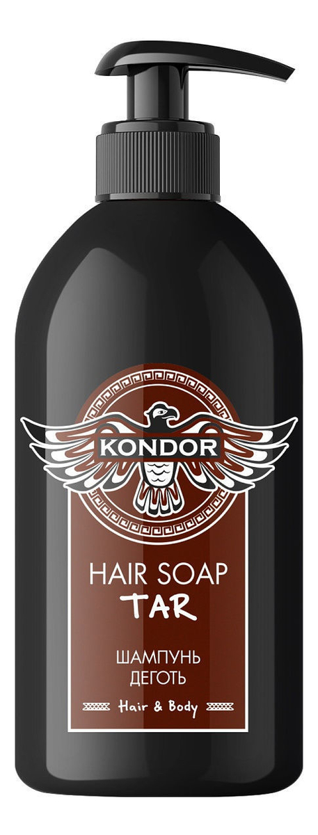 Купить Шампунь для волос Hair Soap Tar (деготь): Шампунь 300мл, KONDOR