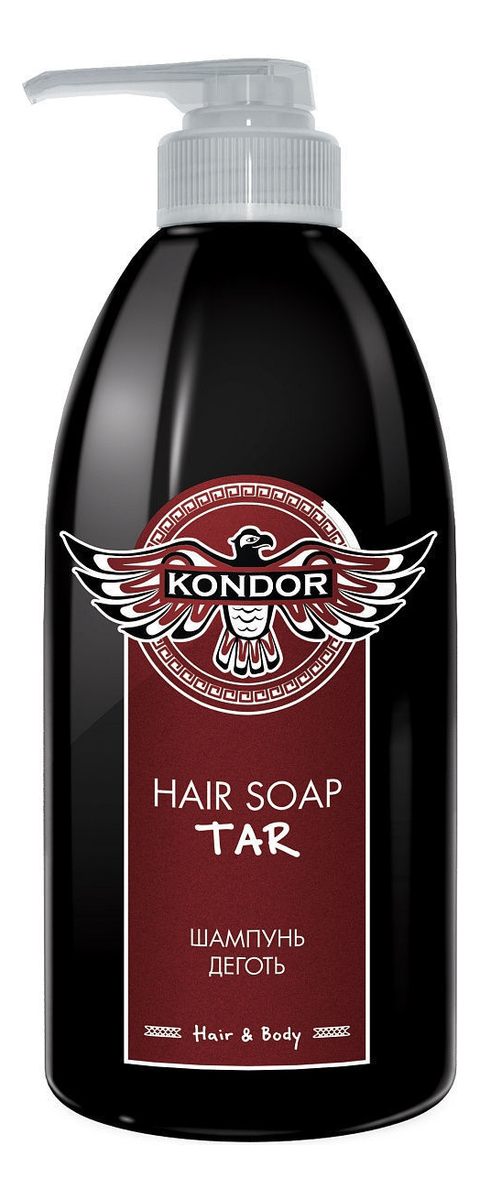 Купить Шампунь для волос Hair Soap Tar (деготь): Шампунь 750мл, KONDOR