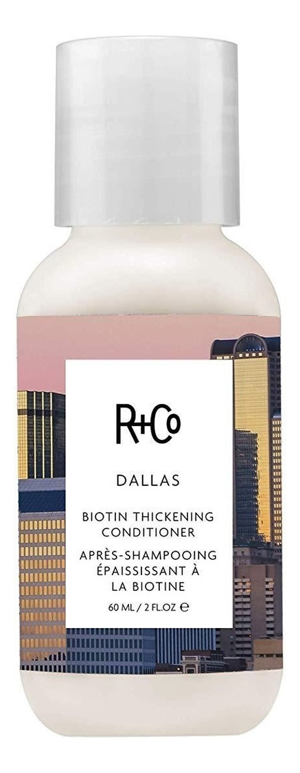 Кондиционер для объема волос с биотином Dallas Biotin Thickening Conditioner: Кондиционер 60мл спрей праймер для блеска и объёма волос защиты от влаги blow dry primer