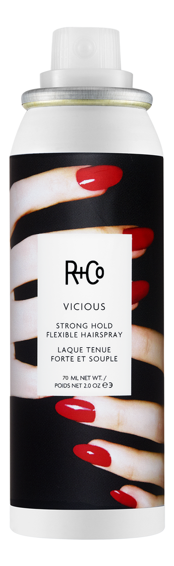 Спрей для укладки волос подвижной фиксации Vicious Strong Hold Flexible Hairspray: Спрей 65мл спрей для укладки подвижной фиксации r co vicious strong hold flexible hairspray 310 мл