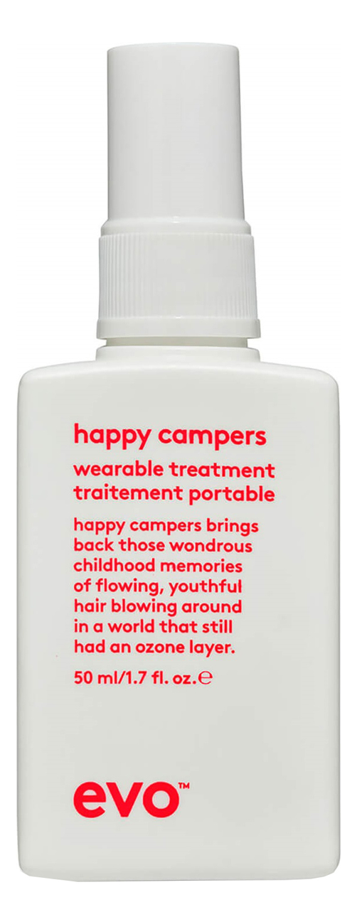 

Интенсивно-увлажняющий несмываемый уход для волос Happy Campers Wearable Treatment: Несмываемый уход 50мл, Интенсивно-увлажняющий несмываемый уход для волос Happy Campers Wearable Treatment
