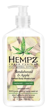 Молочко для тела увлажняющее Sandalwood & Apple Herbal Body Moisturizer (сандал и яблоко)