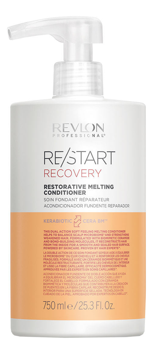 Купить Восстанавливающий кондиционер для волос Restart Recovery Restorative Melting Conditioner: Кондиционер 750мл, Revlon Professional