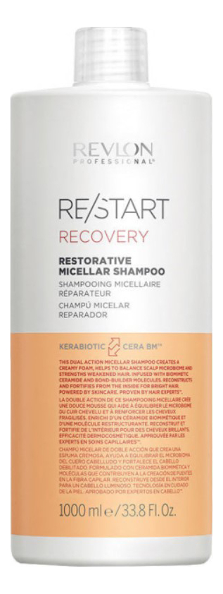 

Мицеллярный шампунь для поврежденных волос Restart Recovery Restorative Micellar Shampoo: Шампунь 1000мл, Мицеллярный шампунь для поврежденных волос Restart Recovery Restorative Micellar Shampoo