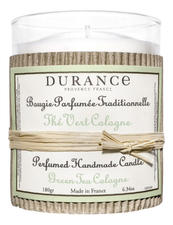 Durance Ароматическая свеча Perfumed Handmade Candle Green Tea Cologne 180г (зеленый чай)
