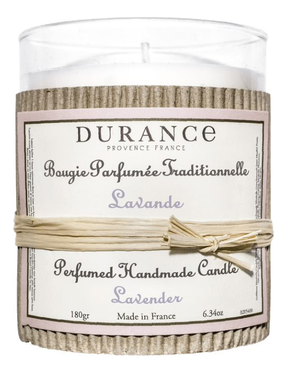 Ароматическая свеча Perfumed Handmade Candle Lavender 180г (лаванда) ароматическая свеча perfumed natural candle orange cinnamon апельсин и корица свеча 180г новый дизайн 2021