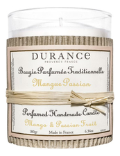 Durance Ароматическая свеча Perfumed Handmade Candle Mango & Passion Fruit 180г (манго и маракуя)