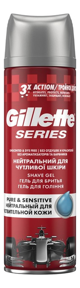 

Гель для бритья Series Pure And Sensitive Gel 200мл