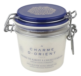 Масло для тела с ароматом цветков апельсинового дерева Beurre De Karite A L’Huile D’Argan Parfum Fleur D’Oranger