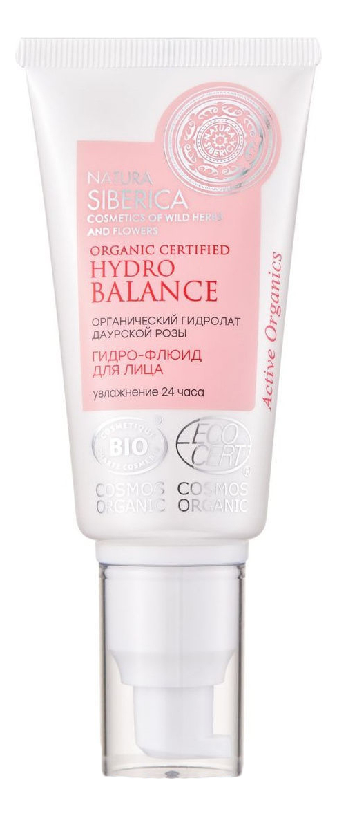 

Гидро-флюид для лица Увлажнение 24 часа Organic Certified Hydro Balance Anti-Stress 50мл