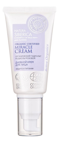 

Дневной крем для чувствительной кожи лица Organic Certified Miracle Cream 50мл