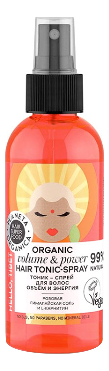 Тоник-спрей для волос Объем и энергия Hair Super Food Tonic-Spray 170мл