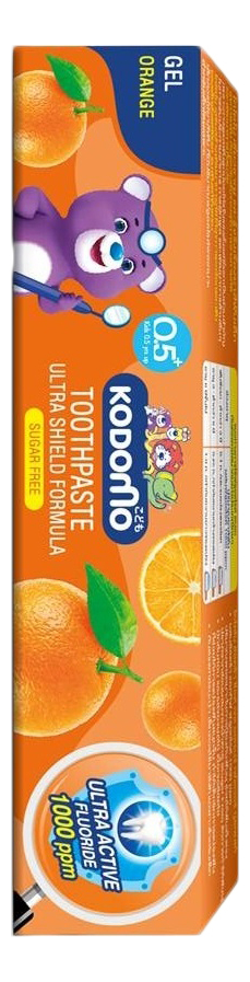 

Гелевая зубная паста со вкусом апельсина от 6 месяцев Kodomo Gel 40г