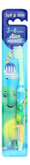 

Зубная щетка от 3-6 лет Kodomo Toothbrush Soft & Slim (цвет в ассортименте)