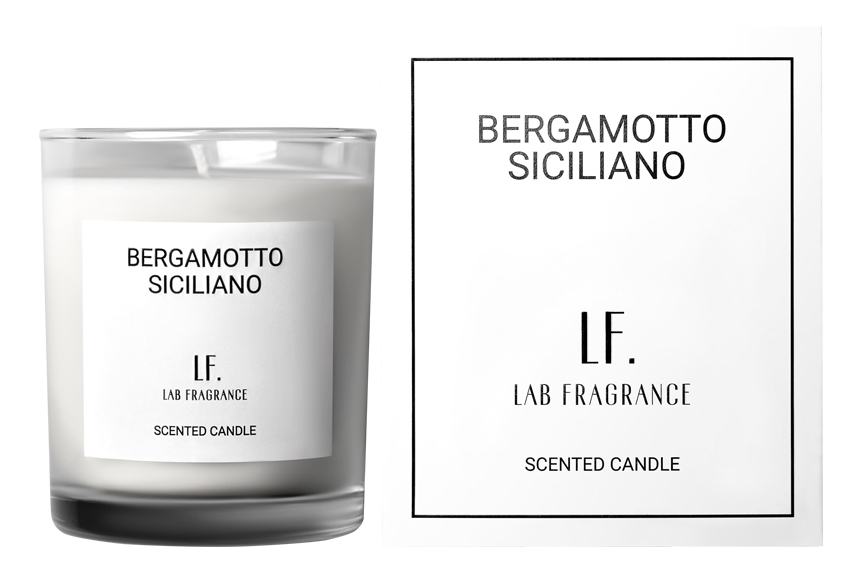Ароматическая свеча Сицилийский бергамот (Bergamotto Siciliano): свеча 180г свеча лаборатория фрагранс ароматическая cвеча bergamotto siciliano