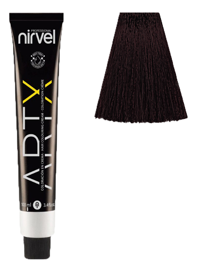 Купить Краска для волос на основе протеинов пшеницы Color ARTX 100мл: 4-5 Красное дерево каштановый, Nirvel Professional