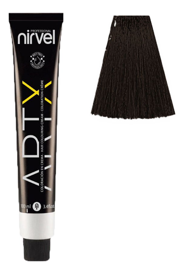 Краска для волос на основе протеинов пшеницы Color ARTX 100мл: 5-1 Пепельный светло-каштановый
