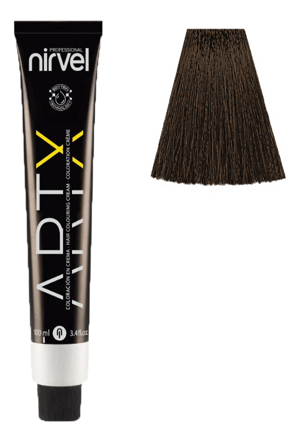 Купить Краска для волос на основе протеинов пшеницы Color ARTX 100мл: 5-3 Золотистый светло-каштановый, Nirvel Professional