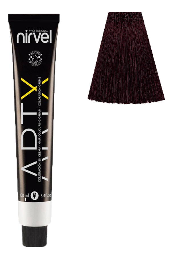 Краска для волос на основе протеинов пшеницы Color ARTX 100мл: 5-5 Красное дерево светло-каштановый