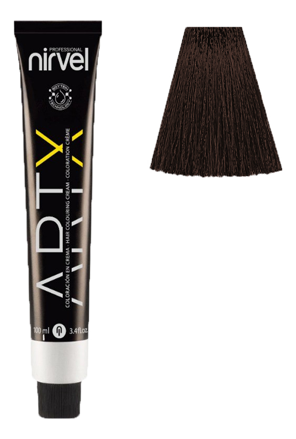 Краска для волос на основе протеинов пшеницы Color ARTX 100мл: 5-75 Шоколадный светло-каштановый
