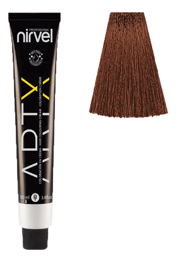 Краска для волос на основе протеинов пшеницы Color ARTX 100мл: 7-44 Интенсивно-медный средний блондин