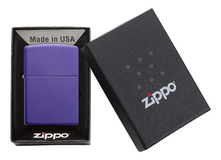 Zippo Зажигалка бензиновая Classic Purple Matte 237